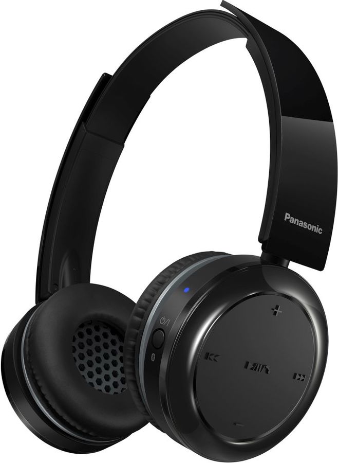 Гарнитура PANASONIC RP-BTD5E-K, накладные, черный, беспроводные bluetooth Гарнитура PANASONIC RP-BTD5E-K, накладные, черный, беспроводные bluetoothНаушники<br>Благодаря этим Bluetooth наушникам можно забыть о вечно запутывающихся проводах. Широкие 40-миллиметровые динамики подарят высококачественное звучание,а мощный аккумулятор обеспечит работу до 40 часов.<br><br>Цвет: черный