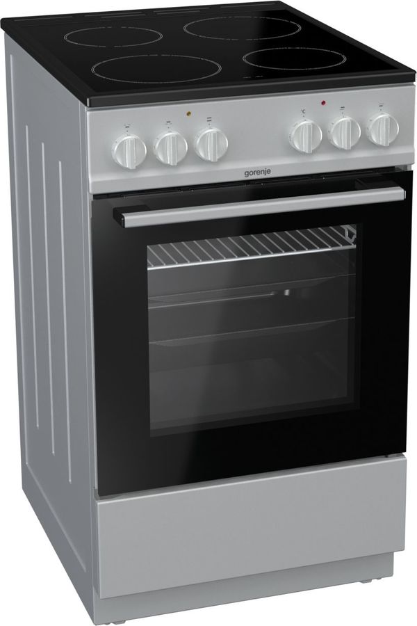 Электрическая плита GORENJE EC5141SD, стеклокерамика, серебристый Электрическая плита GORENJE EC5141SD, стеклокерамика, серебристыйЭлектрические плиты<br>материал рабочей поверхности: стеклокерамика, объем духовки: 62л, гриль: электрический, индикация остаточного тепла, цвет: серебристый<br><br>Цвет: серебристый