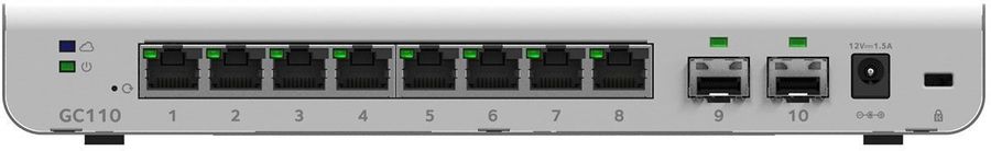 Коммутатор NETGEAR GC110-100PES, GC110-100PES Коммутатор NETGEAR GC110-100PES, GC110-100PESКоммутаторы<br>управляемый, настольный, порты 1000Base-T(Gigabit Ethernet): 8 шт.<br>