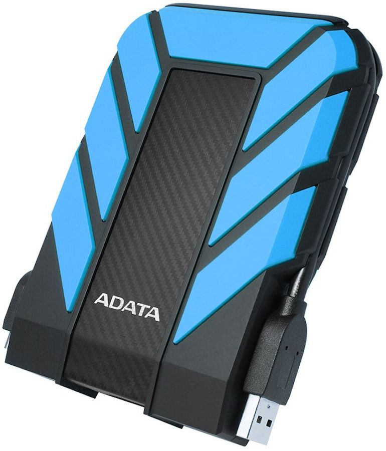 Внешний жесткий диск A-DATA DashDrive Durable HD710P, 1Тб, синий [ahd710p-1tu31-cbl]