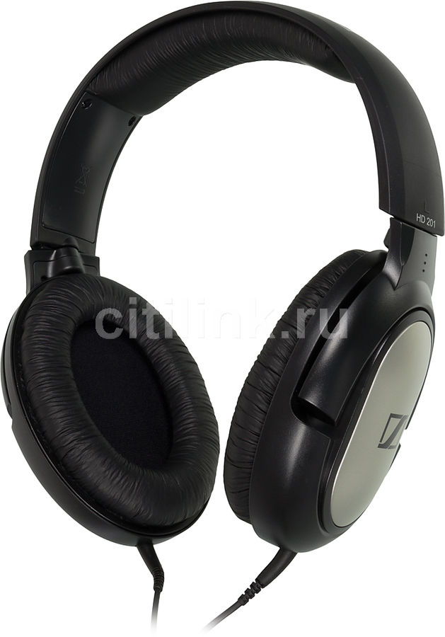 Наушники SENNHEISER HD201, мониторы, черный/серебристый, проводные Наушники SENNHEISER HD201, мониторы, черный/серебристый, проводныеНаушники<br>тип соединения: проводные; акустический тип: закрытые; тип амбушюр: мониторы<br><br>Цвет: черный/серебристый