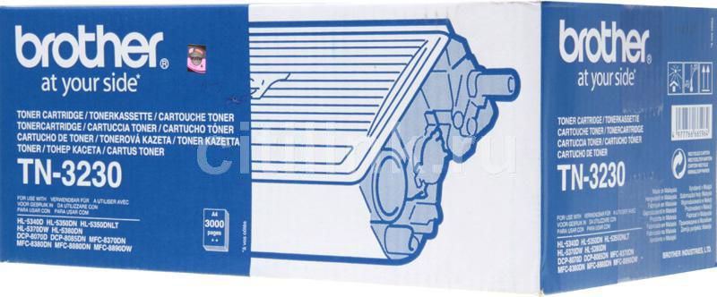 Картридж BROTHER TN3230 черный Картридж BROTHER TN3230 черныйКартриджи<br>черный, примерный ресурс(страниц)- 3000, для HL5340/5350/5370/DCP8070/8085/MFC8370/8380/8880/8890<br><br>Цвет: черный
