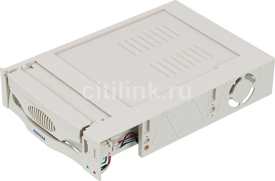 Mobile rack (салазки) для HDD AGESTAR MR3-SATA(S)-1F, бежевый Mobile rack (салазки) для HDD AGESTAR MR3-SATA(S)-1F, бежевыйКорпуса для жестких дисков<br>отсек для 3.5 - 1, охлаждение<br>