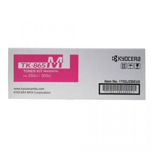 Картридж KYOCERA TK-865M пурпурный Картридж KYOCERA TK-865M пурпурныйКартриджи<br>пурпурный, примерный ресурс(страниц)- 12000, для TASKalfa 250ci/300ci<br><br>Цвет: пурпурный