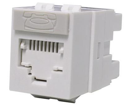 Модуль информационный Molex (KSJ-00024-02) UTP RJ45 кат.5e белый (упак.:1шт) Модуль информационный Molex (KSJ-00024-02) UTP RJ45 кат.5e белый (упак.:1шт)Модули и монтаж<br>тип разъема: RJ45; категория: кат.5e; экранирование: UTP<br><br>Цвет: белый