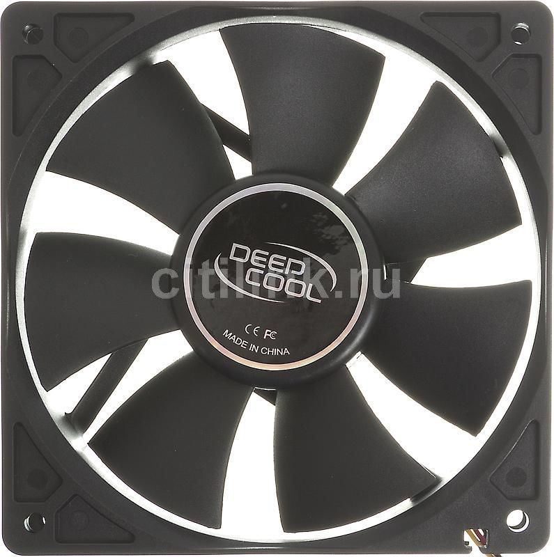 Вентилятор DEEPCOOL XFAN 120, 120мм, Ret Вентилятор DEEPCOOL XFAN 120, 120мм, RetСистемы охлаждения компьютера<br>вентиляторов - 1шт, 120мм, 1300 об/мин; подшипник скольжения; питание от МП - 3-pin<br>