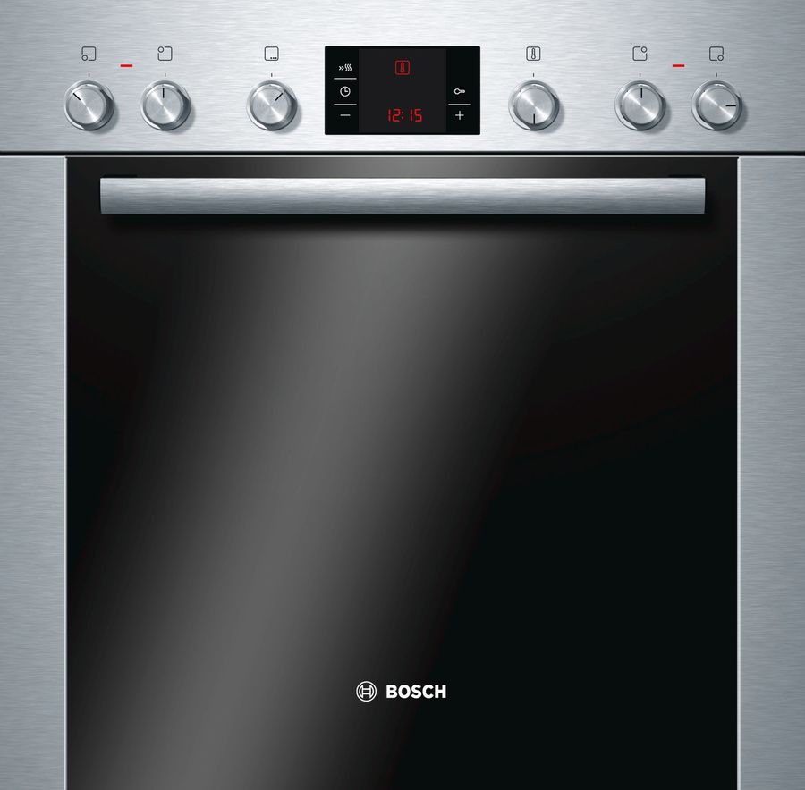 Духовой шкаф BOSCH HEA23B250, серебристый Духовой шкаф BOSCH HEA23B250, серебристыйЭлектрические духовые шкафы<br>электрическая; мощность подключения: 11400Вт; объем: 67л; гриль; конвекция; защита от детей; ширина 59.5см; цвет: серебристый<br><br>Цвет: серебристый