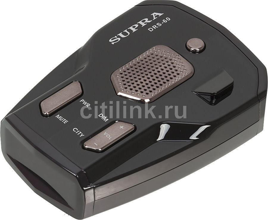 Радар-детектор SUPRA DRS-60 Радар-детектор SUPRA DRS-60Радар-детекторы<br>диапазоны: X, Ultra-X, Ka, Ultra-K, Laser; защита от ложных срабатываний; питание: от прикуривателя<br>