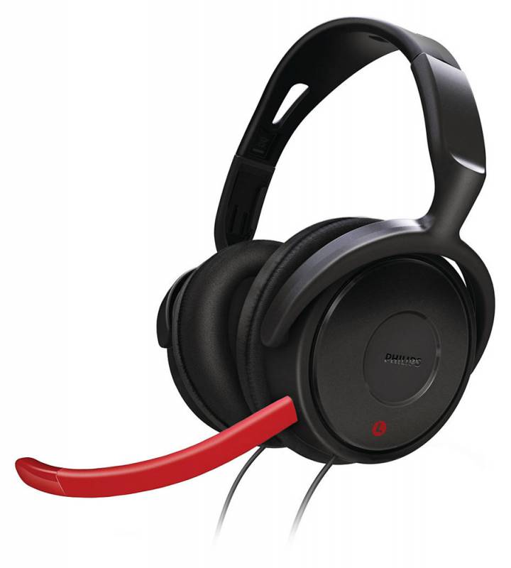Наушники с микрофоном PHILIPS SHG7980/10, мониторы, черный / красный Наушники с микрофоном PHILIPS SHG7980/10, мониторы, черный / красныйНаушники с микрофоном<br>тип соединения: проводные; тип амбушюр: мониторы; мощность: 500мВт; регулятор громкости; съемный микрофон; выключение микрофона; для геймеров; цвет: черный / красный<br><br>Цвет: черный / красный