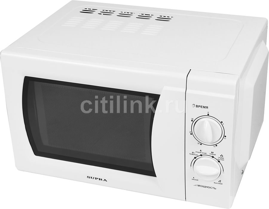Микроволновая печь SUPRA MWS-1808MW, белый Микроволновая печь SUPRA MWS-1808MW, белыйМикроволновые печи<br>мощность 700Вт, объем 18л, внутреннее покрытие- эмаль, цвет- белый<br>