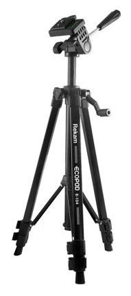Штатив-трипод REKAM Ecopod E-134, черный Штатив-трипод REKAM Ecopod E-134, черныйШтативы<br>Легкий фото-штатив с 3-х осевой головкой и особым, матовым покрытием, которое не дает бликов на объектив и отличается высокой износостойкостью. Встроенный жидкостный уровень для идеально ровной установки камеры на месте съемки. Микролифт с фиксатором для быстрой установки оптимальной высоты съемки.<br><br>Цвет: черный