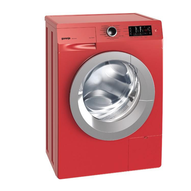 Стиральная машина GORENJE W65Z03R/S, фронтальная загрузка, красный Стиральная машина GORENJE W65Z03R/S, фронтальная загрузка, красныйСтиральные машины<br>тип загрузки: фронтальная, максимальная загрузка: 6кг, отжим: 1000об/мин, класс стирки: A, класс отжима: C, дисплей, защита от протечек, цвет: красный<br><br>Цвет: красный