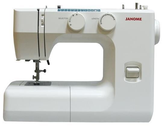 Швейная машина JANOME SK-13 белый Швейная машина JANOME SK-13 белыйШвейные машины<br>электромеханическая, кол-во строчек 3, челнок: классический (вертикальный качающийся), реверс, ручка для переноски<br><br>Цвет: белый
