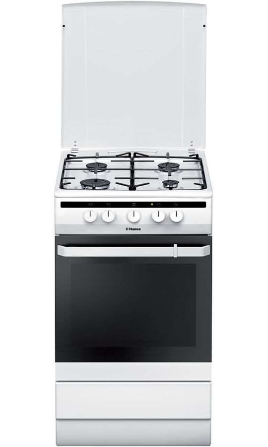 Газовая плита HANSA FCGW51000, газовая духовка, белый Газовая плита HANSA FCGW51000, газовая духовка, белыйГазовые плиты<br>тип духовки- газовая, газ-контроль духовки, ящик для посуды, ширина 50см цвет- белый<br><br>Цвет: белый
