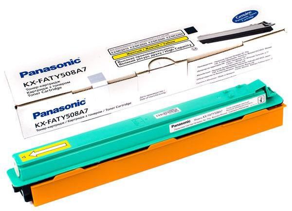 Картридж PANASONIC KX-FATY508A7 желтый Картридж PANASONIC KX-FATY508A7 желтыйКартриджи<br>желтый, для KX-MC6020RU<br><br>Цвет: желтый