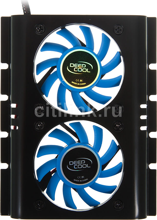 Система охлаждения DEEPCOOL ICE DISK 2, 60мм, Ret Система охлаждения DEEPCOOL ICE DISK 2, 60мм, RetСистемы охлаждения компьютера<br>вентиляторов - 2шт, 60мм, 3500 об/мин; подшипник скольжения; без тепловых трубок<br>