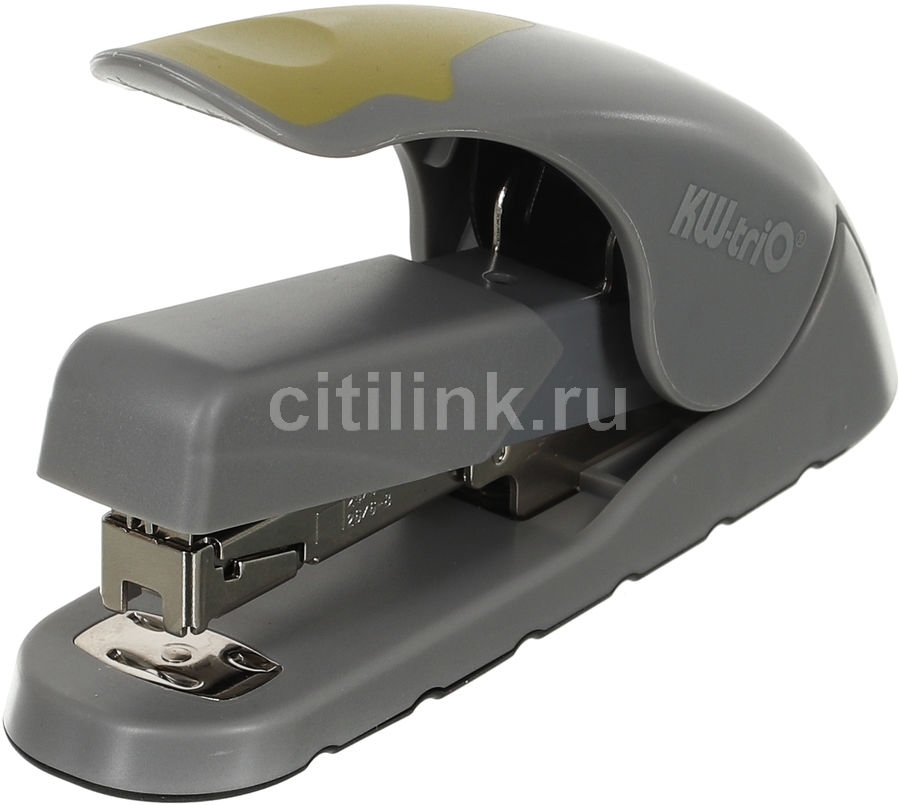 Степлер настольный Kw-Trio 5618GR/GREEN Soft-Touch 24/6 24/8 26/6 26/8 (40листов) снижение усилия се Степлер настольный Kw-Trio 5618GR/GREEN Soft-Touch 24/6 24/8 26/6 26/8 (40листов) снижение усилия сеСтеплеры<br>скрепление (листов): 40шт; глубина прошивки, до 60мм<br><br>Линейка: Soft-Touch<br>Цвет: серый и зеленый