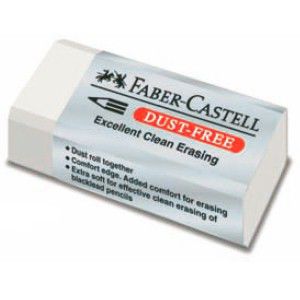 Ластик Faber-Castell DUST FREE 187120 белый Ластик Faber-Castell DUST FREE 187120 белыйЛастики<br><br><br>Цвет: белый