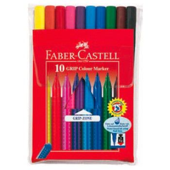 Фломастер Faber-Castell Eberhard Faber Grip 155310 10цв. футляр Фломастер Faber-Castell Eberhard Faber Grip 155310 10цв. футлярФломастеры, маркеры<br>количество цветов: 10<br>