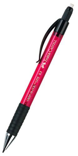 Карандаш механический Faber-Castell Grip Matic 137521 0.5мм ластик красный Карандаш механический Faber-Castell Grip Matic 137521 0.5мм ластик красныйКарандаши механические<br>диаметр грифеля: 0.5мм<br>