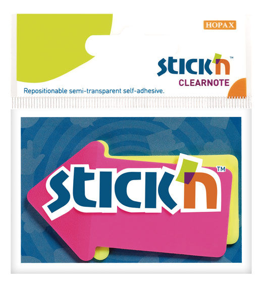 Блок самоклеящийся пластиковый Stickn Clearnote 21141 51x76мм 30лист. неон 2цв.в упак. вырубной ст Блок самоклеящийся пластиковый Stickn Clearnote 21141 51x76мм 30лист. неон 2цв.в упак. вырубной стБлоки для записей<br>материал: пластик; размер блока: 51x76 мм; форма: стрелка<br><br>Материал: пластик<br>Линейка: Clearnote