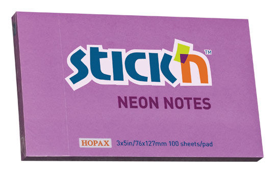 Блок самоклеящийся бумажный Stickn 21214 76x127мм 100лист. 70г/м2 неон фиолетовый Блок самоклеящийся бумажный Stickn 21214 76x127мм 100лист. 70г/м2 неон фиолетовыйБлоки для записей<br>материал: бумага; размер блока: 76x127 мм<br><br>Материал: бумага<br>Цвет: фиолетовый