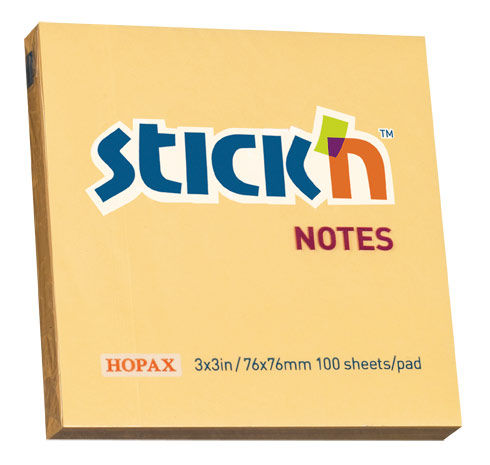 Блок самоклеящийся бумажный Stickn 21391 76x76мм 100лист. 70г/м2 пастель оранжевый Блок самоклеящийся бумажный Stickn 21391 76x76мм 100лист. 70г/м2 пастель оранжевыйБлоки для записей<br>материал: бумага; размер блока: 76x76 мм<br><br>Материал: бумага<br>Цвет: оранжевый