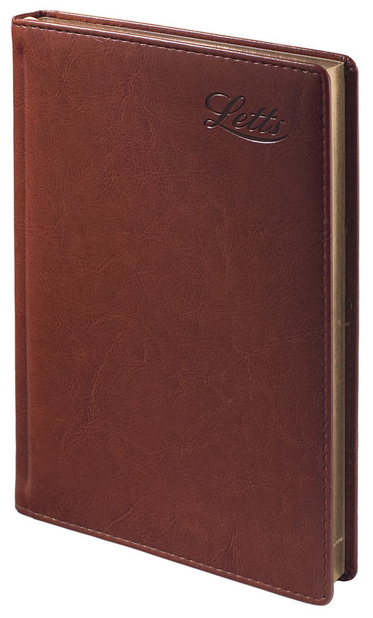Ежедневник LETTS UMBRIA, недатированный, A5, белые страницы, кожа искусственная, коричневый Ежедневник LETTS UMBRIA, недатированный, A5, белые страницы, кожа искусственная, коричневыйЕжедневники и записные книжки<br>цвет разлиновки: сине-серый; материал закладки: шелк; помесячный рубрикатор; уголки листов с перфорацией; информационный блок; карта мира; планинг; закладка<br><br>Цвет: коричневый