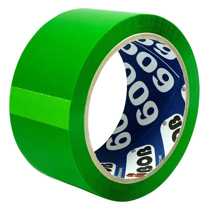 Клейкая лента упаковочная Unibob 600 41154 зеленая шир.48мм дл.66м 45мкр клейкая лента упаковочная unibob 600 41153 желтая шир 48мм дл 66м 45мкр