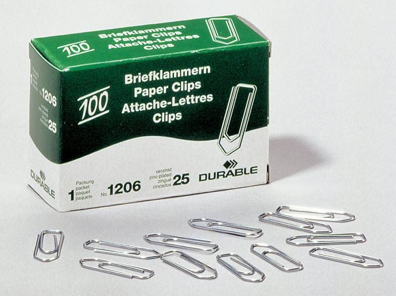 Скрепки Durable 1206-25 цинк оцинкованные домик 26мм (упак.:100шт) картонная коробка Скрепки Durable 1206-25 цинк оцинкованные домик 26мм (упак.:100шт) картонная коробкаСкрепки, кнопки, зажимы<br>материал: цинк; размер: 26мм<br><br>Материал: цинк