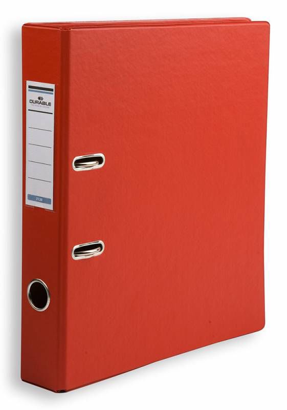 Папка-регистратор Durable 3120-03 A4 50мм ПВХ красный Папка-регистратор Durable 3120-03 A4 50мм ПВХ красныйПапки с арочным механизмом<br>формат: A4; ширина корешка: 50мм; покрытие: ПВХ<br>