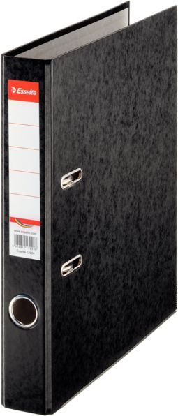 Папка-регистратор Esselte Rainbow 17924P A4 50мм картон черный Папка-регистратор Esselte Rainbow 17924P A4 50мм картон черныйПапки с арочным механизмом<br>формат: A4; ширина корешка: 50мм; покрытие: картон<br><br>Линейка: Rainbow