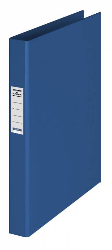 Папка на 2-х кольцах Durable 3130-07 A4 ПВХ кор.35мм торц.карм с бум. встав синий Папка на 2-х кольцах Durable 3130-07 A4 ПВХ кор.35мм торц.карм с бум. встав синийПапки на кольцах<br>формат: A4; форма колец: О-образные; материал: ПВХ; ширина корешка: 35мм; карман торцевой с бумажной вставкой<br><br>Материал: ПВХ<br>Цвет: синий