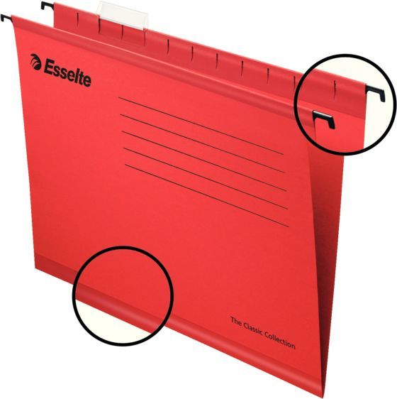 Папка подвесная Esselte Pendaflex Plus Foolscap 90336 красный (упак.:25шт) Папка подвесная Esselte Pendaflex Plus Foolscap 90336 красный (упак.:25шт)Аксессуары для архивации<br><br><br>Цвет: красный