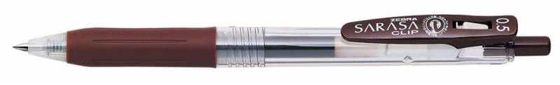 Ручка гелевая Zebra SARASA CLIP (JJ15-E) авт. 0.5мм коричневый Ручка гелевая Zebra SARASA CLIP (JJ15-E) авт. 0.5мм коричневыйРучки гелевые<br>автоматическая; диаметр наконечника: 0.5мм<br>