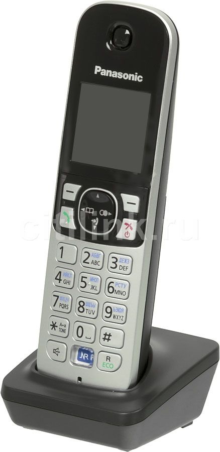 Дополнительная трубка PANASONIC KX-TGA681RUB Дополнительная трубка PANASONIC KX-TGA681RUBДополнительные трубки<br>для телефонов KX-TG6811/6821/6812/6822 цвет: черный<br><br>Цвет: черный