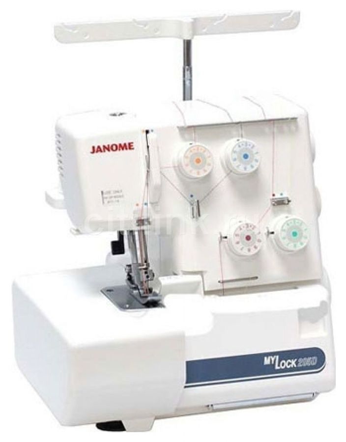 Оверлок JANOME M-204D Оверлок JANOME M-204DОверлоки<br>количество нитей: 4; ширина шва: 5 мм; длина стежка: 5 мм; коэф. дифференциальной подачи: 0.5-2.25<br>