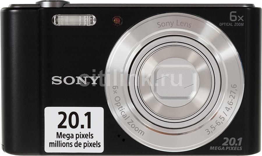 Цифровой фотоаппарат SONY Cyber-shot DSC-W810, черный Цифровой фотоаппарат SONY Cyber-shot DSC-W810, черныйЦифровые фотоаппараты<br>матрица - 20.1Мп Super HAD CCD, ЖК-дисплей 2.7, стабилизатор изображения электронный; запись видео 720p; тонкий и легкий, цвет - черный<br><br>Линейка: Cyber-shot<br>Цвет: черный