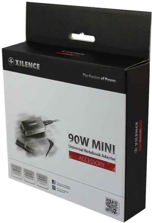 Адаптер питания XILENCE SPS-XP-LP90.XM010, 90Вт, черный