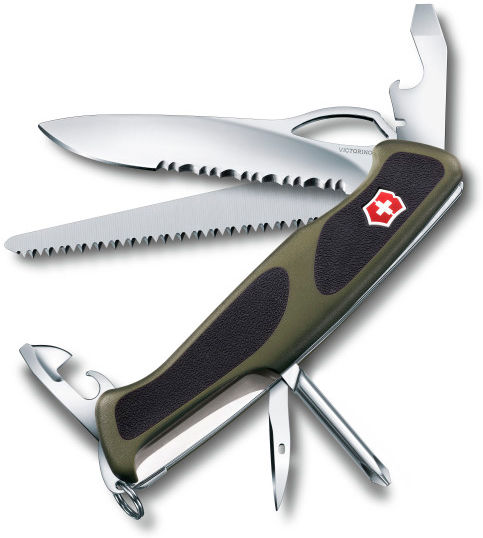 Нож перочинный Victorinox RangerGrip 178 (0.9663.MWC4) 130мм 12функций зеленый/черный карт.коробка Нож перочинный Victorinox RangerGrip 178 (0.9663.MWC4) 130мм 12функций зеленый/черный карт.коробкаНожи перочинные<br>количество функций: 12шт; длина лезвия: 95мм; марка стали лезвия: 1.4110<br><br>Цвет: зеленый / черный