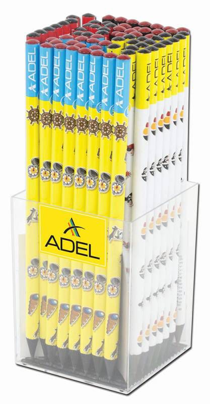 Карандаш чернографит. Adel BlackLine PIRATES 206-1130-684 HB черное дерево 4 дизайна Карандаш чернографит. Adel BlackLine PIRATES 206-1130-684 HB черное дерево 4 дизайнаКарандаши чернографитовые<br>твердость: HB; материал корпуса: черное дерево<br>