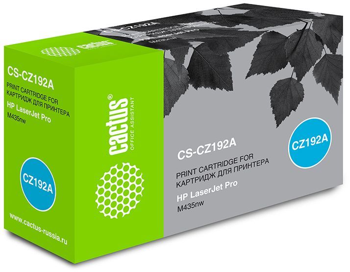 Картридж CACTUS CS-CZ192A черный Картридж CACTUS CS-CZ192A черныйКартриджи<br>черный, примерный ресурс(страниц)- 12000, для LJ Pro M435nw<br><br>Цвет: черный