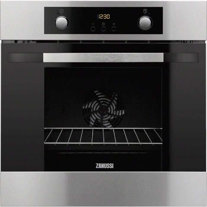 Духовой шкаф ZANUSSI ZOB535752X, серебристый Духовой шкаф ZANUSSI ZOB535752X, серебристыйЭлектрические духовые шкафы<br>электрическая; мощность подключения: 2780Вт; объем: 74л; гриль; ширина 59.4см; цвет: серебристый<br><br>Цвет: серебристый