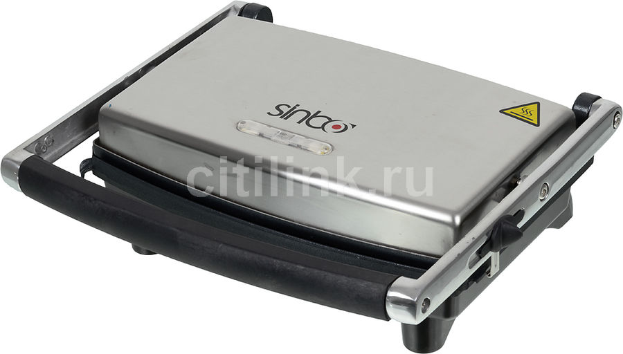 Электрогриль SINBO SSM 2527, серебристый Электрогриль SINBO SSM 2527, серебристыйСэндвичницы<br>1600Вт; цвет - серебристый<br><br>Цвет: серебристый