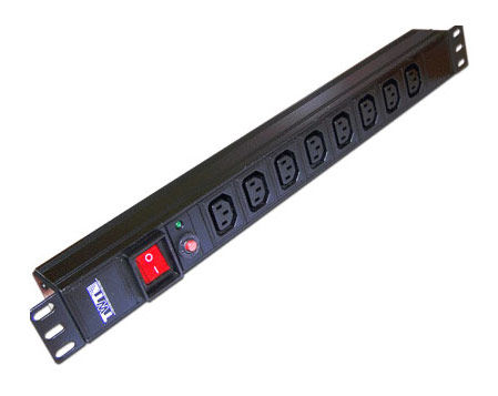 Блок распределения питания Lanmaster (TWT-PDU19-10A8C3) гор.размещ. 8xC13 базовые 10A C14 Блок распределения питания Lanmaster (TWT-PDU19-10A8C3) гор.размещ. 8xC13 базовые 10A C14Модули и монтаж<br>размещение: горизонтальное; розетки 1: C13 x 8<br>
