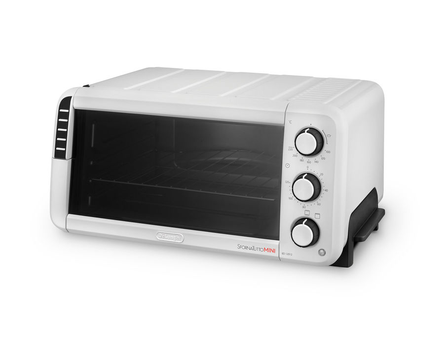 Электропечь DELONGHI EO12012, белый Электропечь DELONGHI EO12012, белыйМини-печи<br>объем: 12.5л; управление: механическое; температура: 100 - 220 °С; гриль; цвет: белый<br><br>Цвет: белый