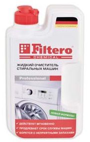 очиститель от накипи FILTERO Арт.902, для стиральных машин, 1шт, 250мл очиститель от накипи FILTERO Арт.902, для стиральных машин, 1шт, 250млАксессуары для бытовой техники<br>Жидкий очиститель Filtero полностью удаляет накипь с нагревательных элементов, загрязнения на всех внутренних поверхностях стиральных машин. Борется с неприятными запахами.<br>