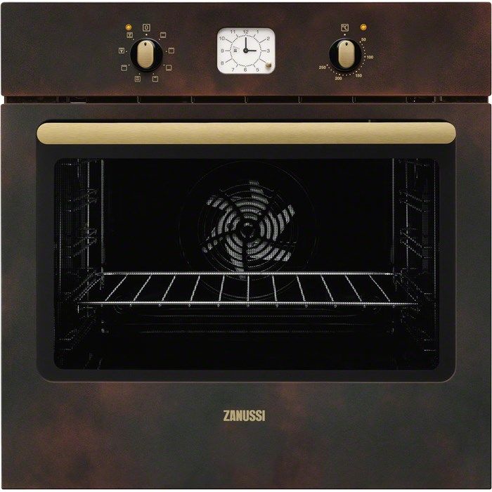 Духовой шкаф ZANUSSI ZOB53811PR, медный Духовой шкаф ZANUSSI ZOB53811PR, медныйЭлектрические духовые шкафы<br>электрическая; мощность подключения: 2780Вт; объем: 74л; гриль; ширина 59.4см; цвет: медный<br><br>Цвет: медный