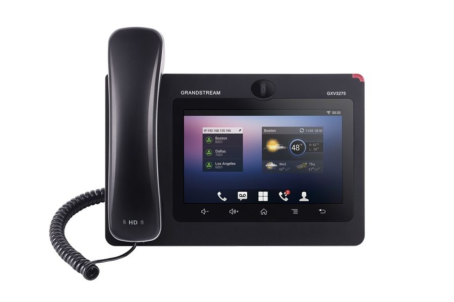 IP телефон GRANDSTREAM GXV-3275 IP телефон GRANDSTREAM GXV-3275IP-телефоны<br>дисплей: цветной; питание: сетевой адаптер/PoE; цвет: черный<br><br>Цвет: черный