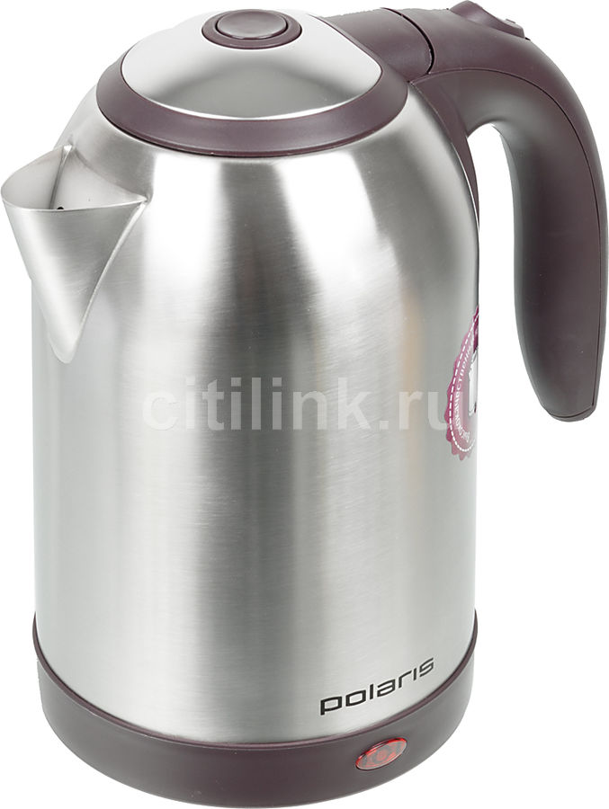 Чайник электрический POLARIS PWK 1864CA, 1800Вт, бордовый Чайник электрический POLARIS PWK 1864CA, 1800Вт, бордовыйЧайники электрические<br>мощность - 1800Вт; объем - 1.8л; корпус - нержавеющая сталь и нержавеющая сталь и пластик; фильтр от накипи, цвет - бордовый<br><br>Цвет: бордовый